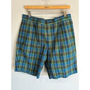 Vintage 90's Aeropostale Shorts Mens sz 33 plaid cotton